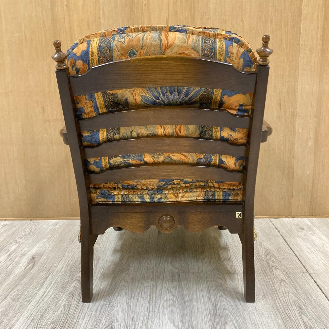 【飛騨産業】キツツキ　穂高　アームチェア　一人掛けソファ　シングル B