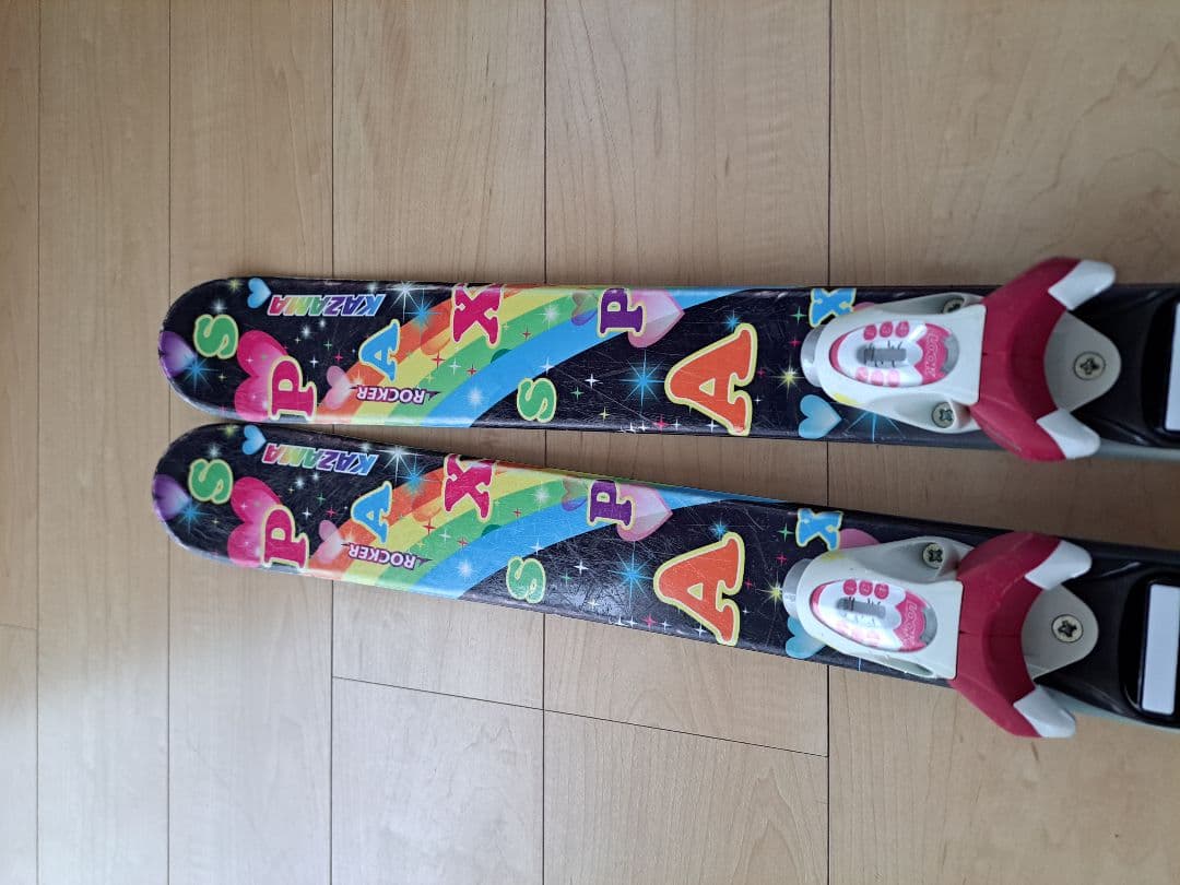 ふう様専用 KAZAMA 子供用スキーセット スキー板116 スキ