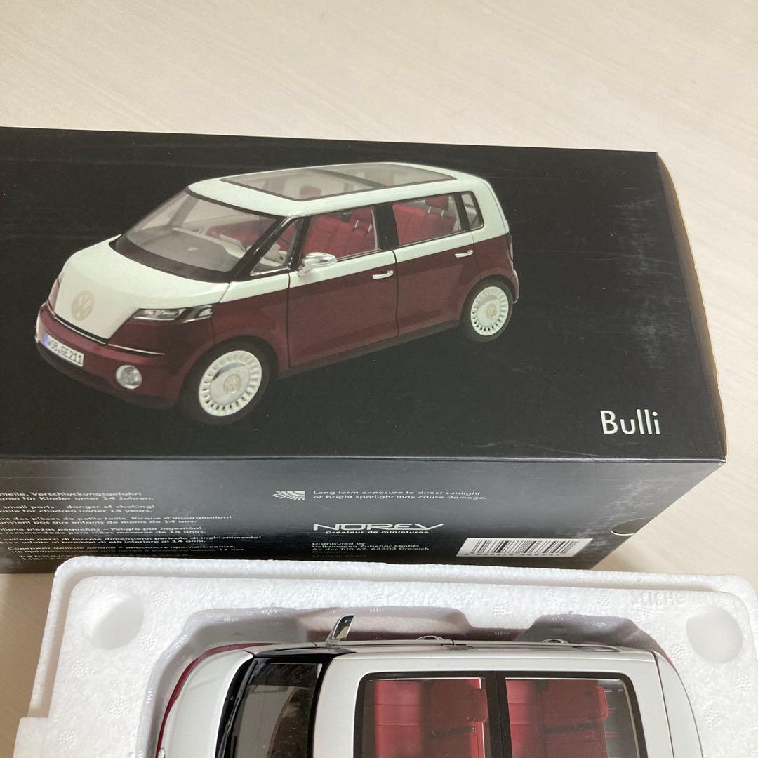 NOREV Bulli ミニカー 赤/白 1/18 - メルカリ