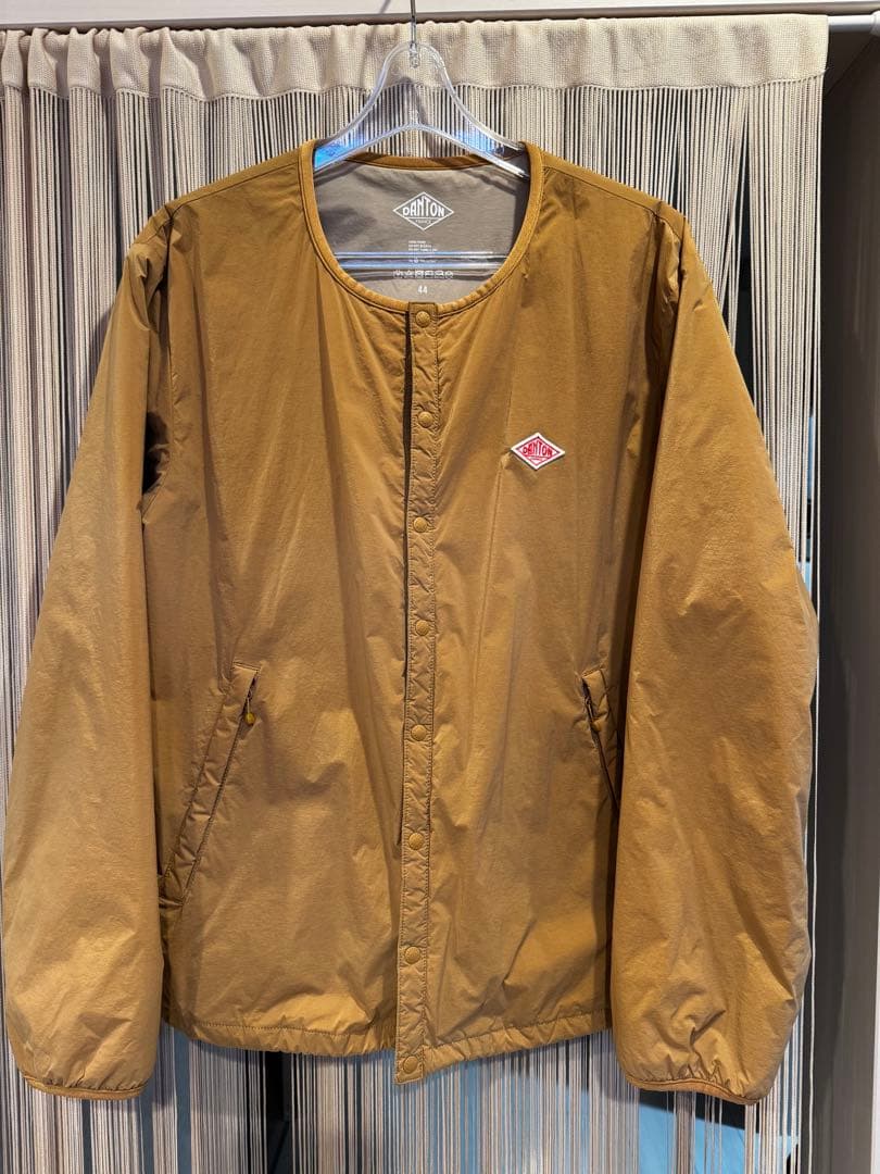 DANTON ノーカラージャケット　44（XL）
