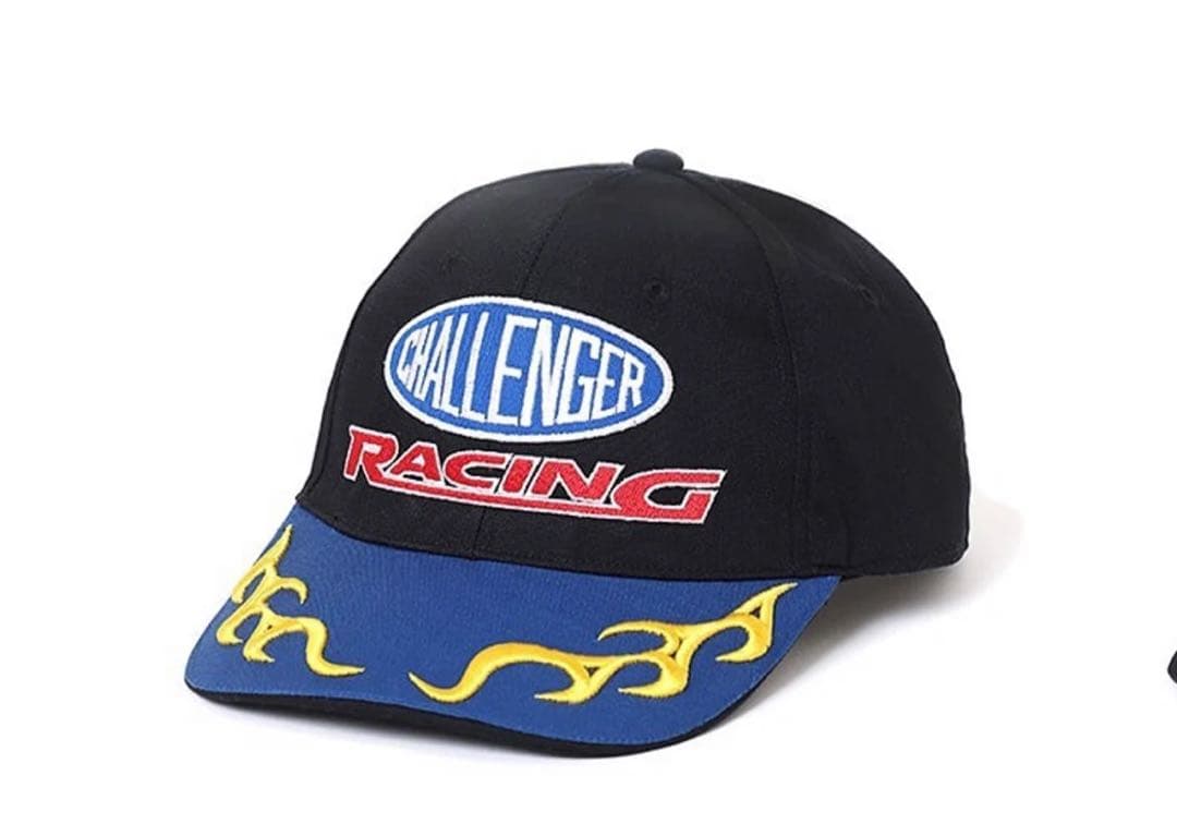 長瀬智也着用 CHALLENGER レーシングキャップ ブラック/ブルー - メルカリ
