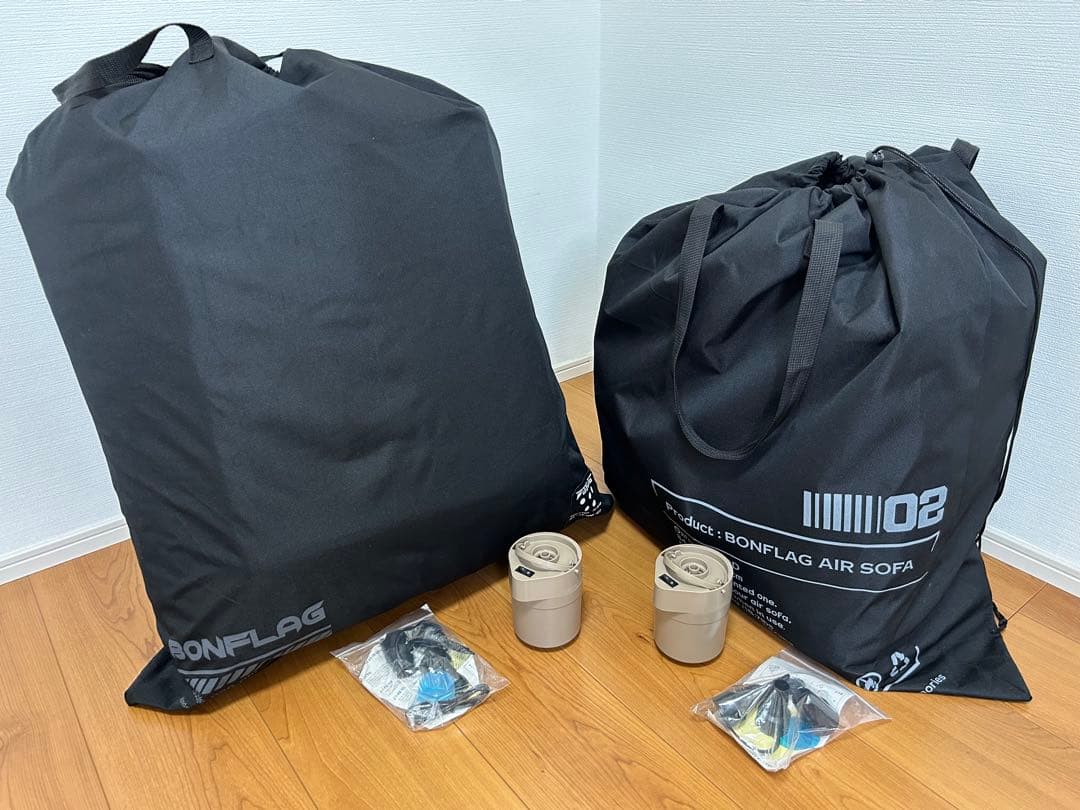 BONFLAG TACTICAL Air Bed 2P ダブルベッド ブラック