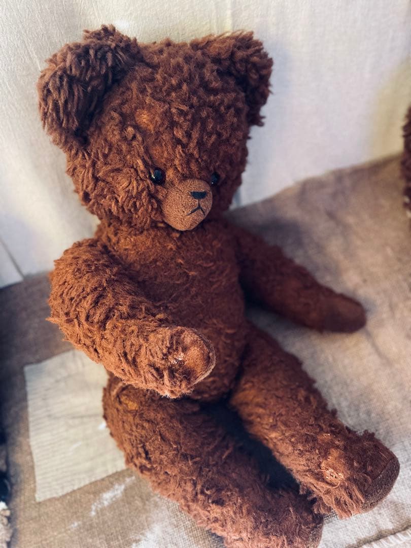 ・ ☆⋆ ☽ DDRベア　ブラウン　ドイツ　ヴィンテージベア ⋆ ☆ 。゜.