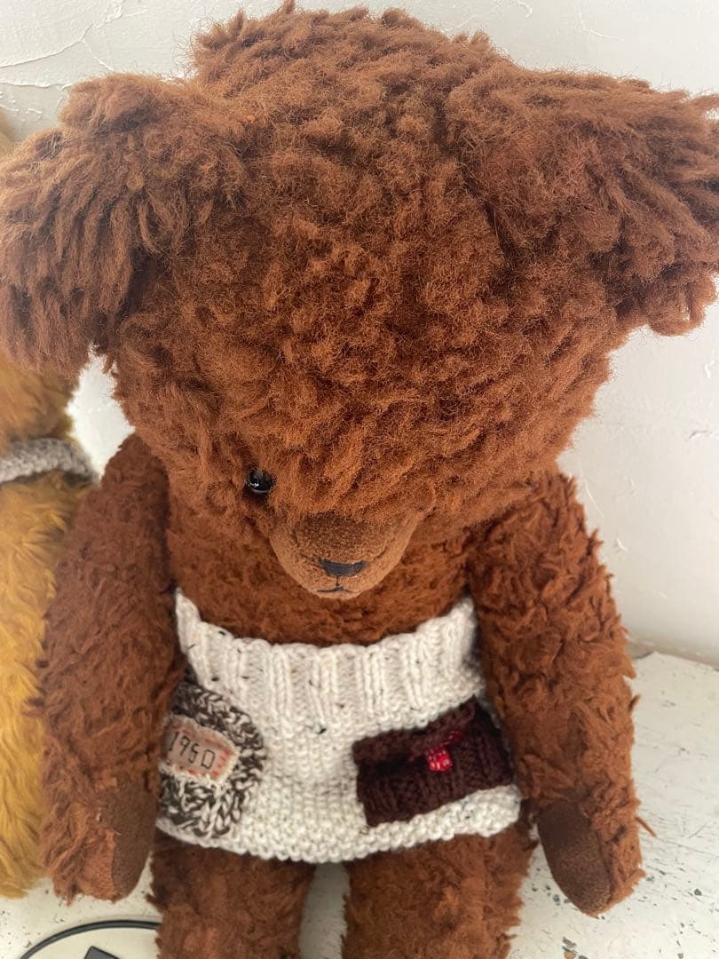 ・ ☆⋆ ☽ DDRベア　ブラウン　ドイツ　ヴィンテージベア ⋆ ☆ 。゜.