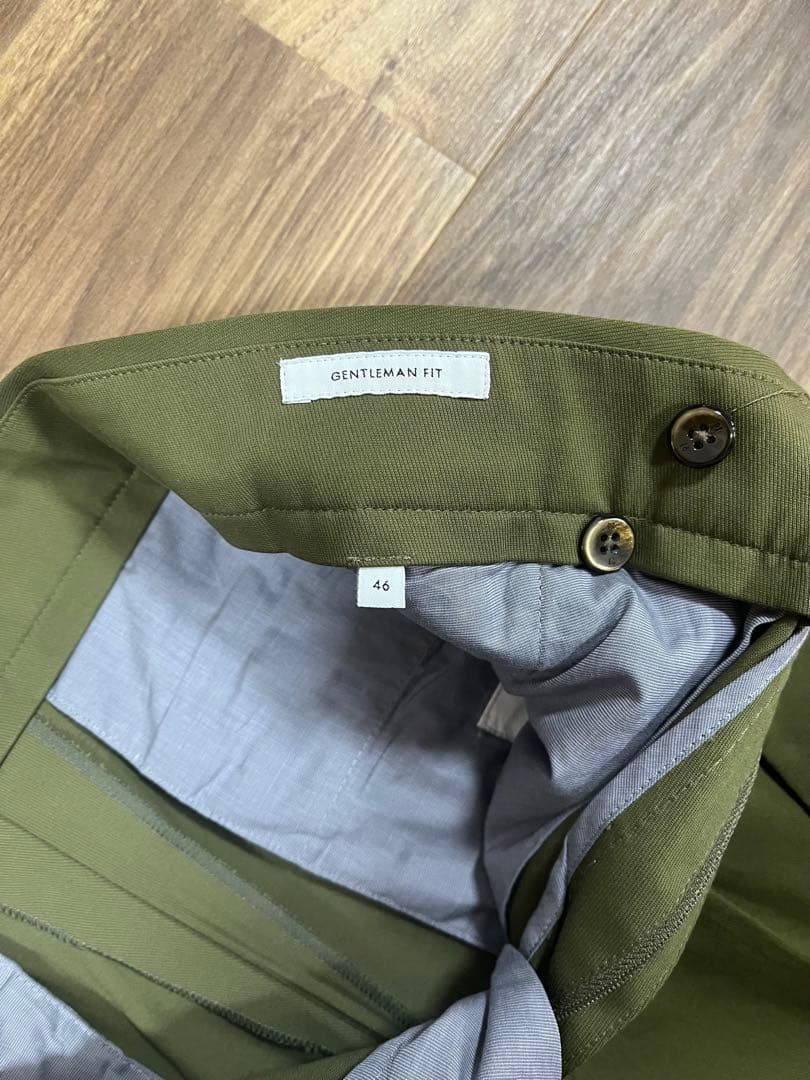 PT TORINO 2プリーツ サイドアジャスター コットンスラックス 46