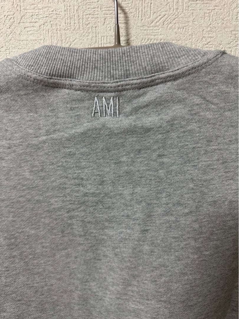 アミパリス スウェット トレーナー グレーユニセックスSサイズ