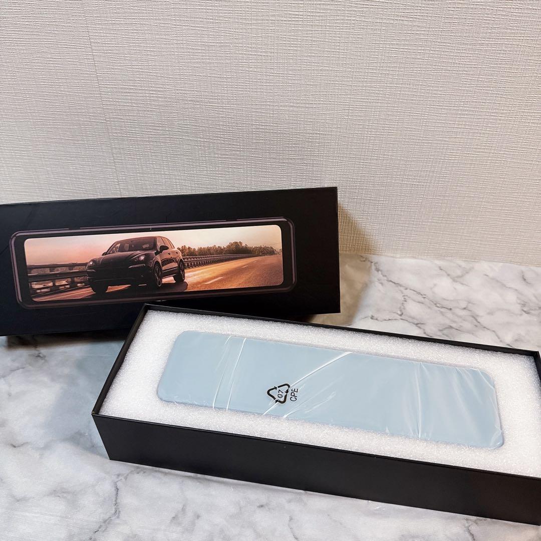 4K高画質 ミラー型ドライブレコーダー 前後カメラ ドラレコ 広角 大画面