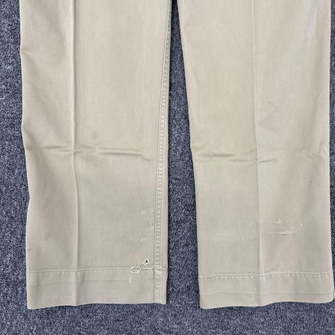 米軍実物50s US ARMY M-45カーキチノパン32×35 1951年製 新着