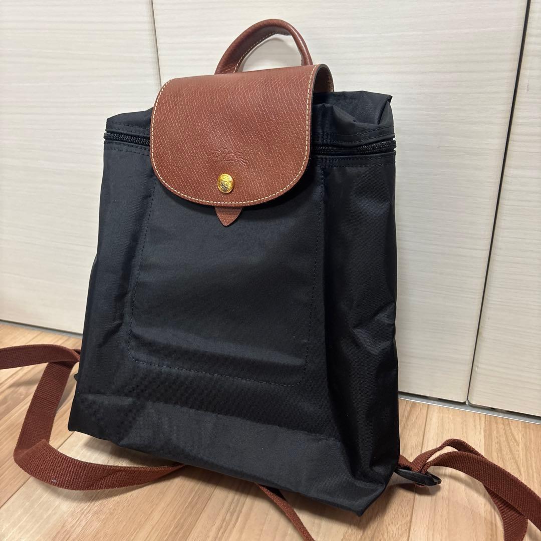 LONGCHAMP ロンシャン リュック　ブラック