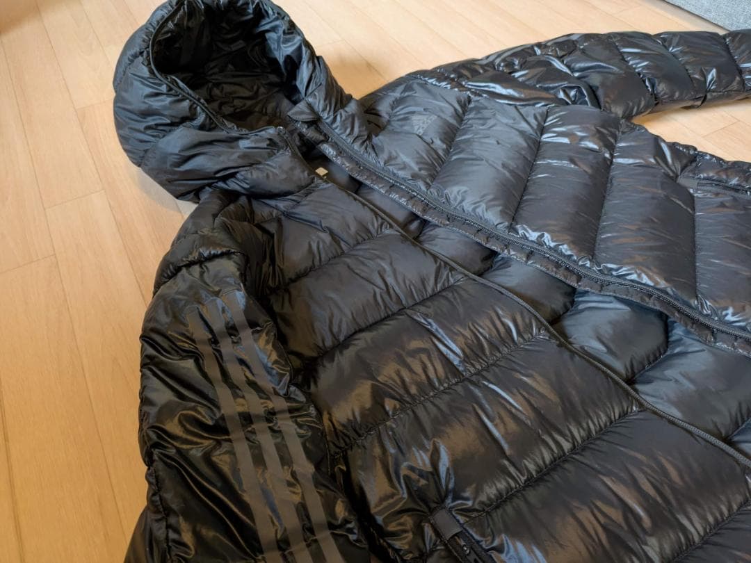 か*ん様 adidas ブラック ベンチコート Lサイズ