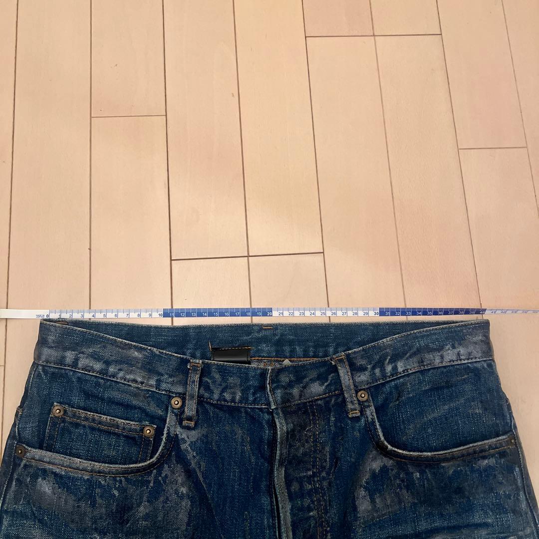 パンツ dior homme luster coatingwaxed denim07ss