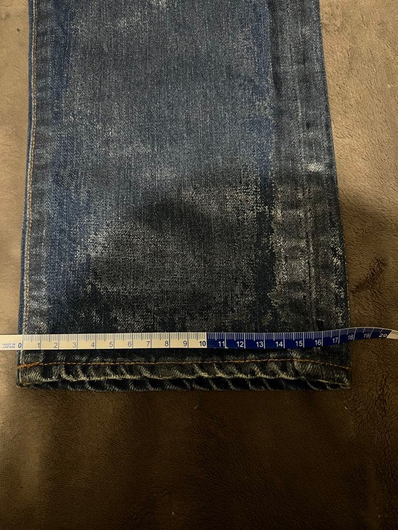 パンツ dior homme luster coatingwaxed denim07ss