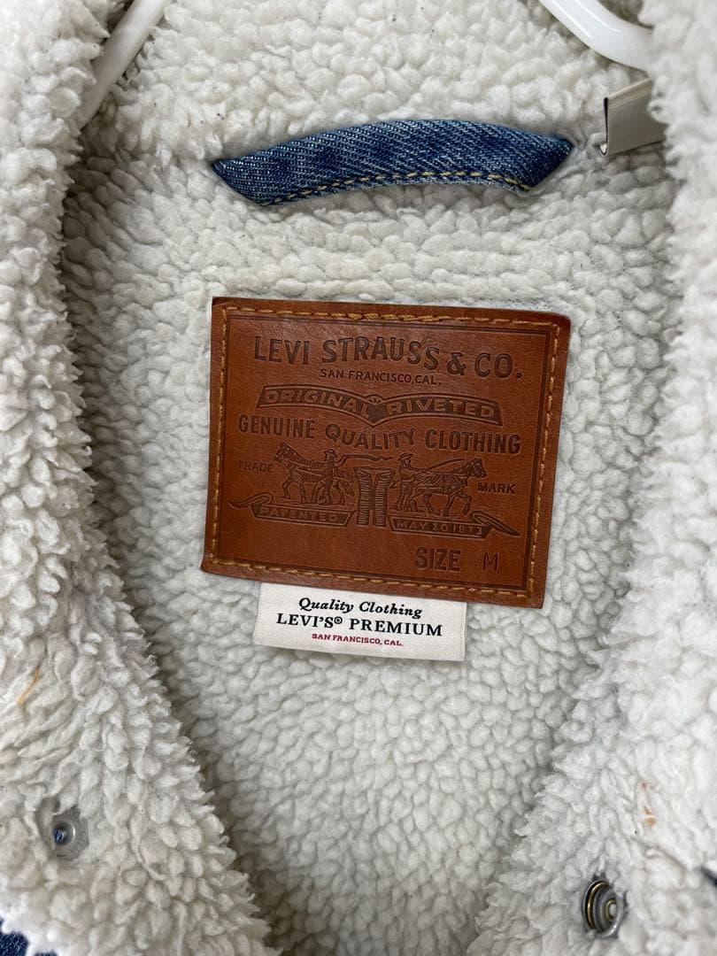 LEVI'S PREMIUM ファーストモデル ボアデニムジャケット 1st