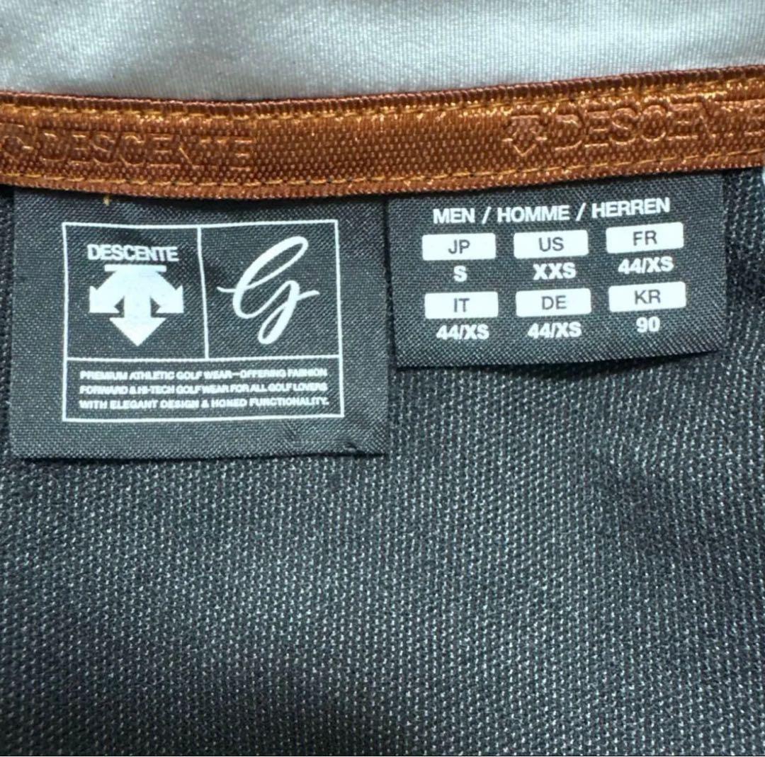 デサントゴルフ　ハーフジップ　長袖ゴルフシャツ　Sヒートナビ メンズゴルフウェア