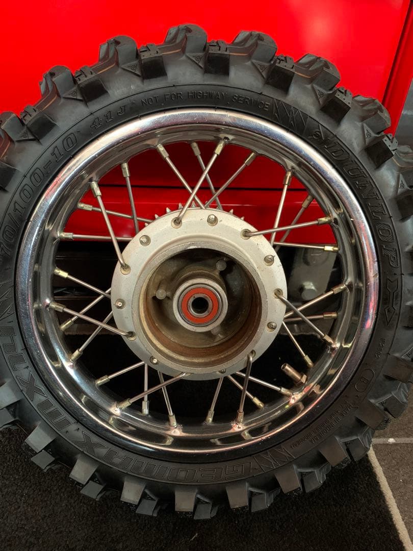 モトクロスキッズ　DRZ50用　強化スポークホイール