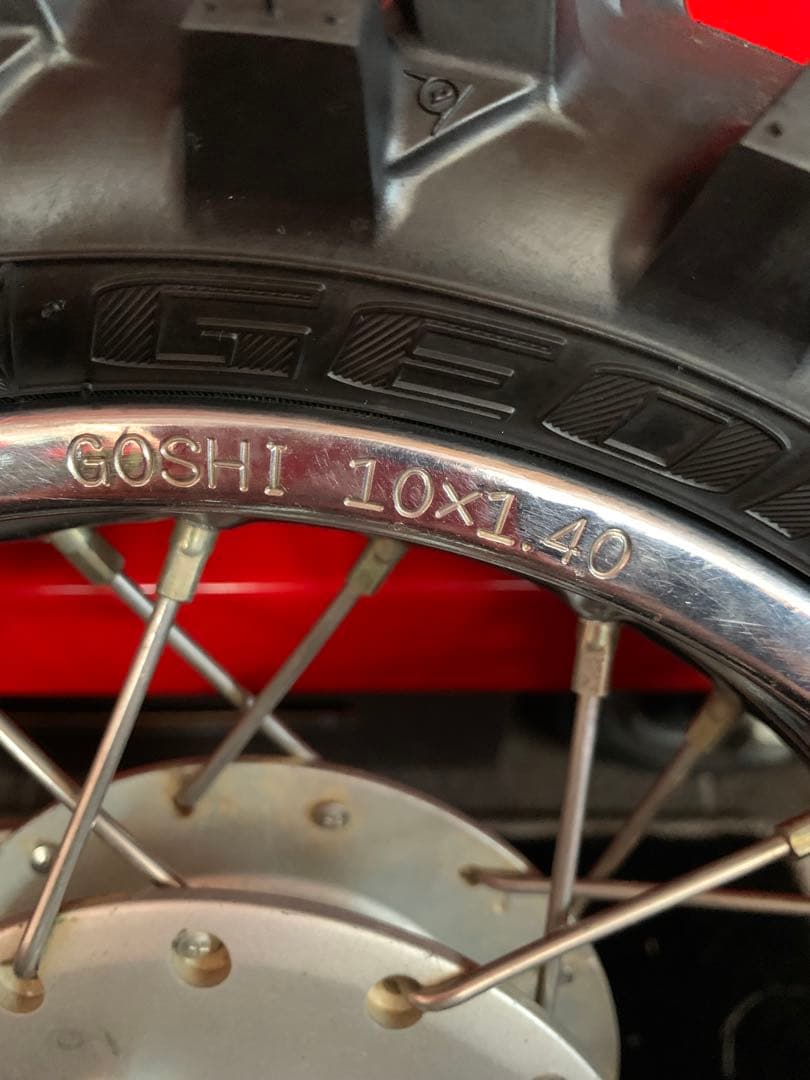 モトクロスキッズ　DRZ50用　強化スポークホイール