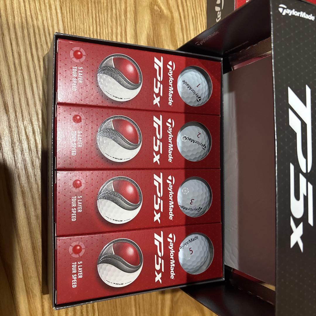 新品未使用　TaylorMade TP5x ゴルフボール 3ダース