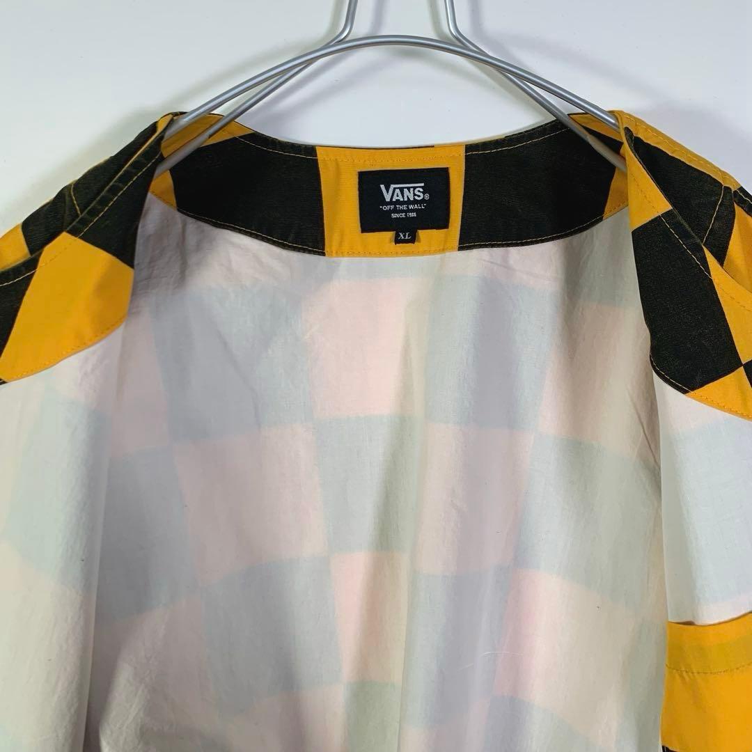 バンズ　ＶＡＮＳ　チェッカー　ジャケット　ノーカラー　ジャケット