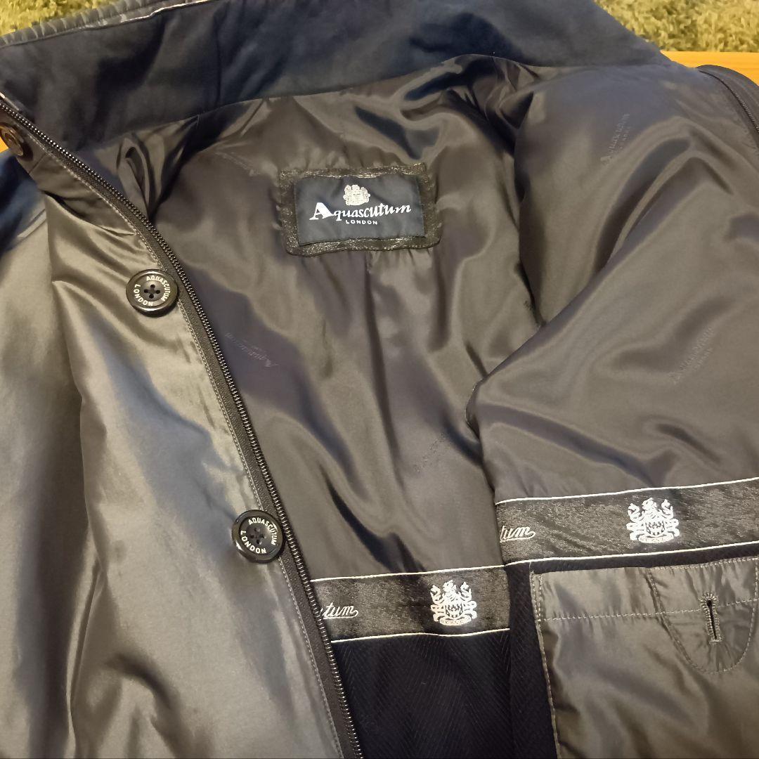 【美品】 aquascutum ライナー付き ステンカラーコート