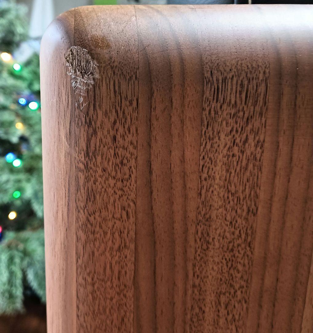 カリモク2人掛けソファ　ダークブラウン