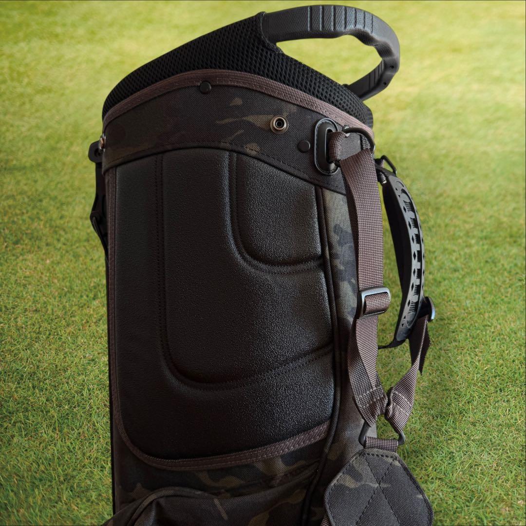 おまけ有　ブリーフィング　キャディバッグ　迷彩　ショルダー　スタンド式　CR-4