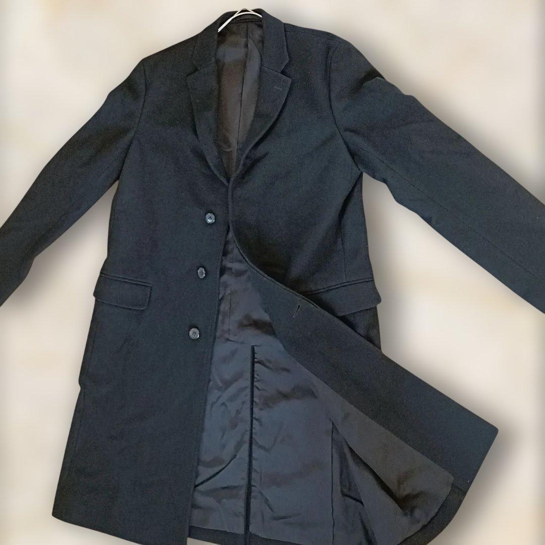 【美品】lad musician チェスターロングコート　17AW ブラック