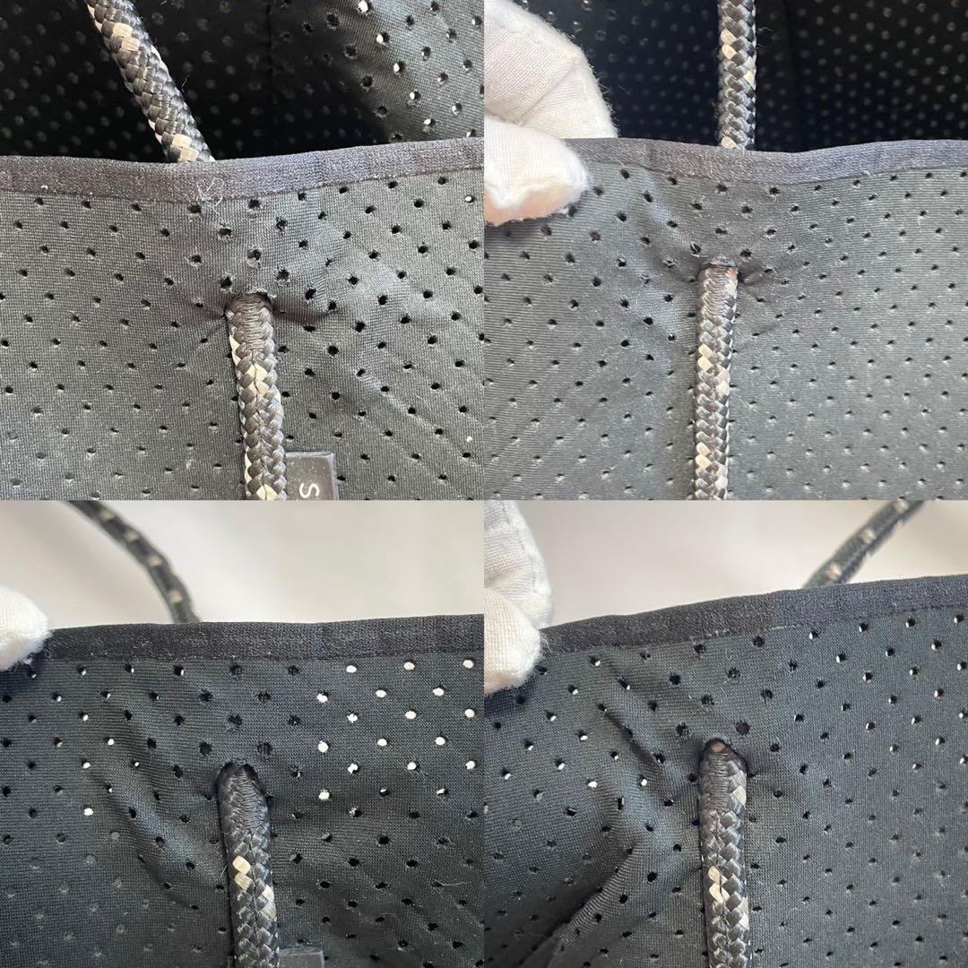 【美品】ステイトオブエスケープ トートバッグ ポーチ付き 黒 大容量 通勤