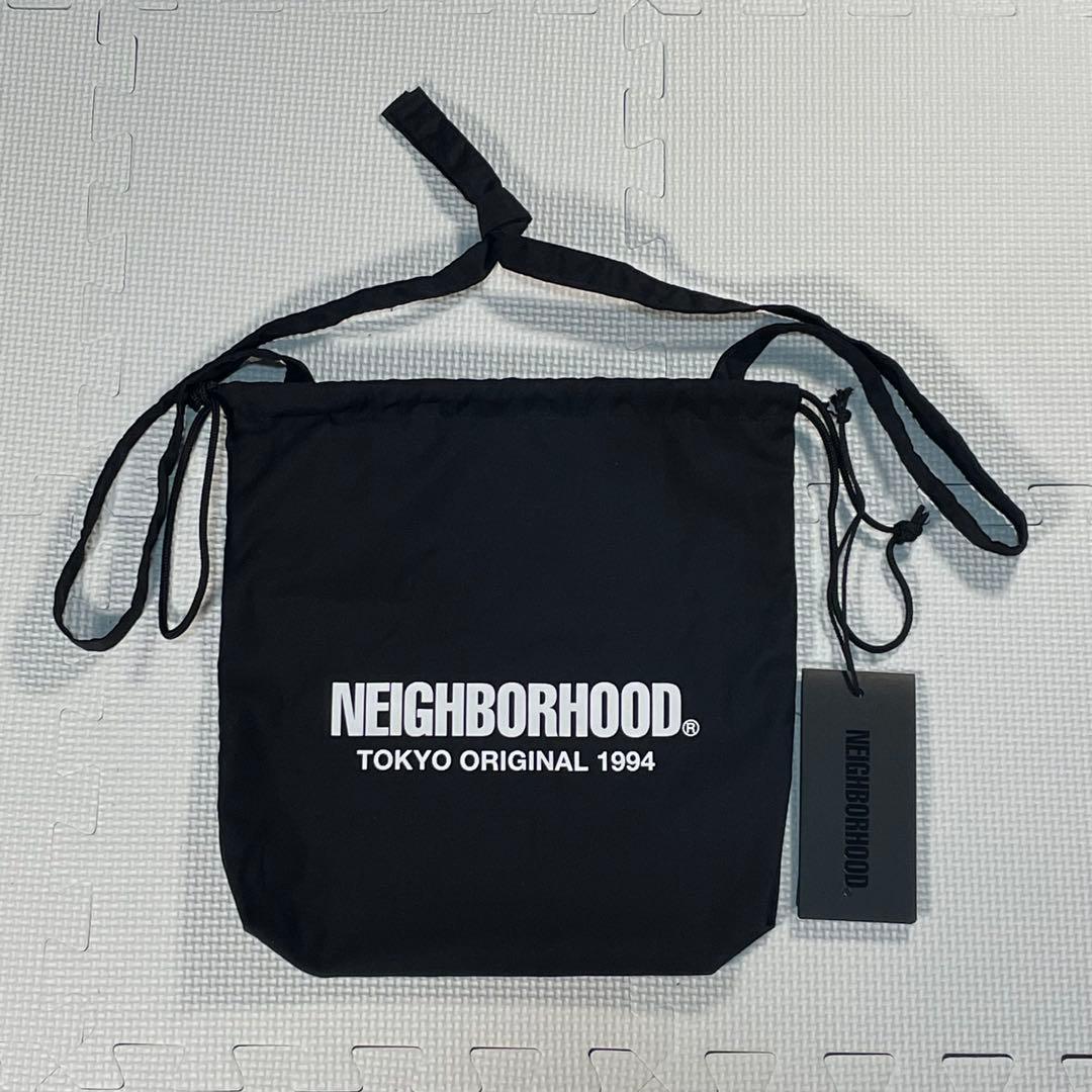 2回使用の極美品 ネイバーフッド ドローストリング ショルダーバッグ サコッシュ