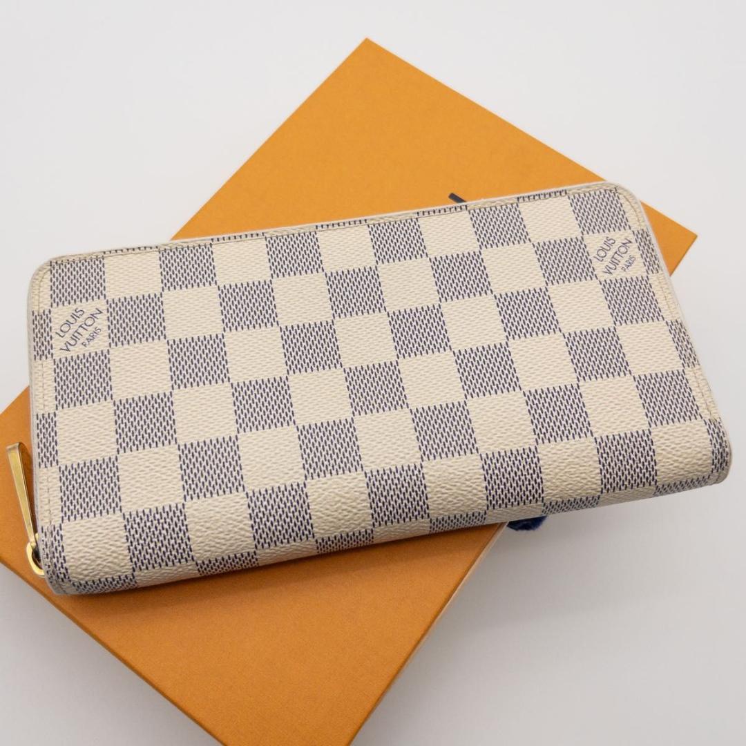 極美品✨ ルイヴィトン ダミエ アズール ジッピーウォレット 長財布