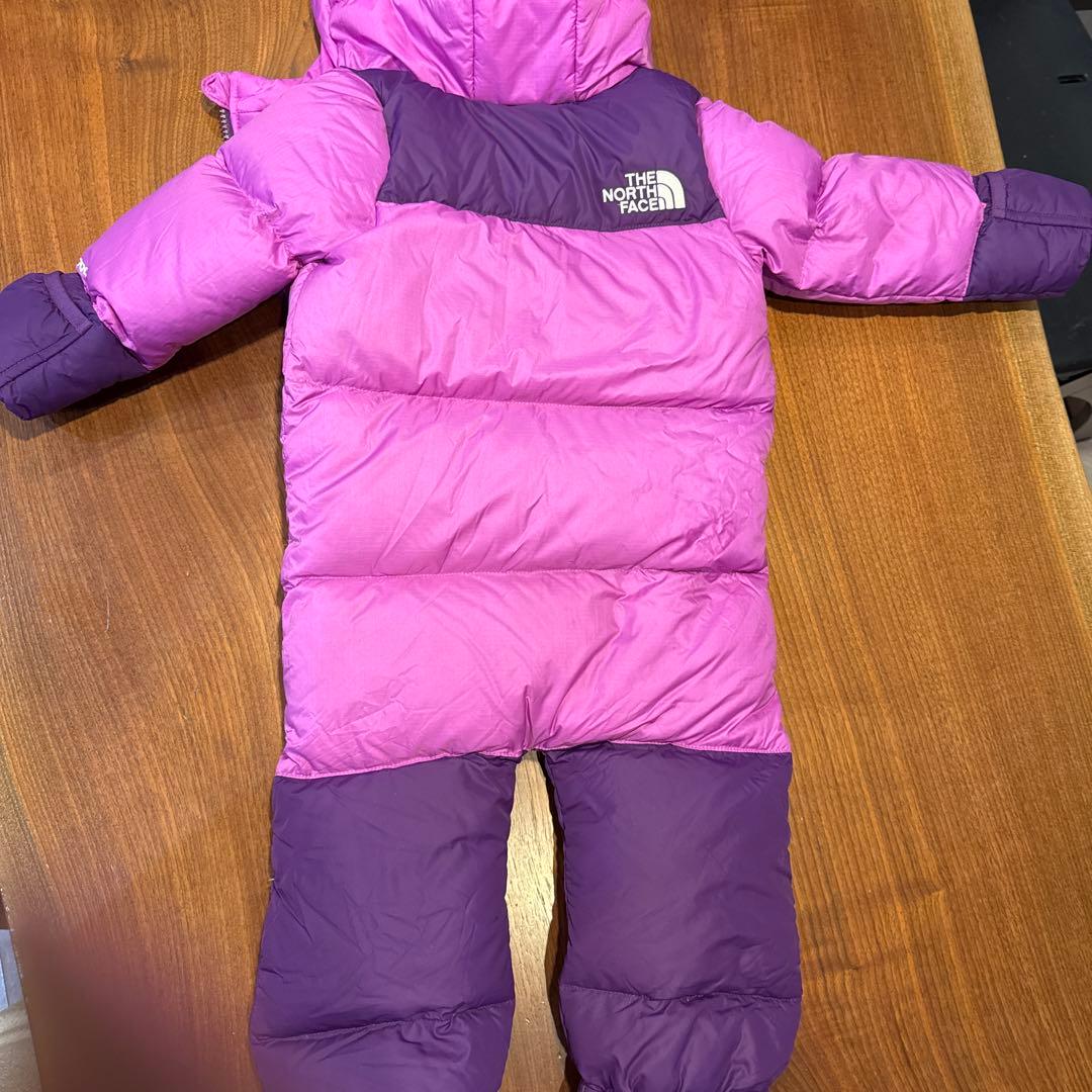 値下げ！THE NORTH FACE ジャンプスーツ 18-24M 紫