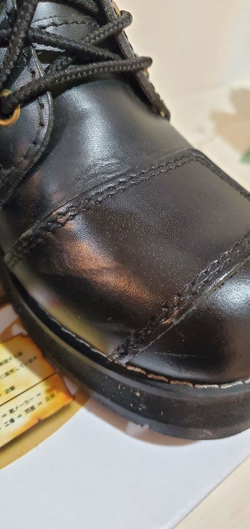 WILDWING ブラック レースアップブーツ 22.5cm　レディース