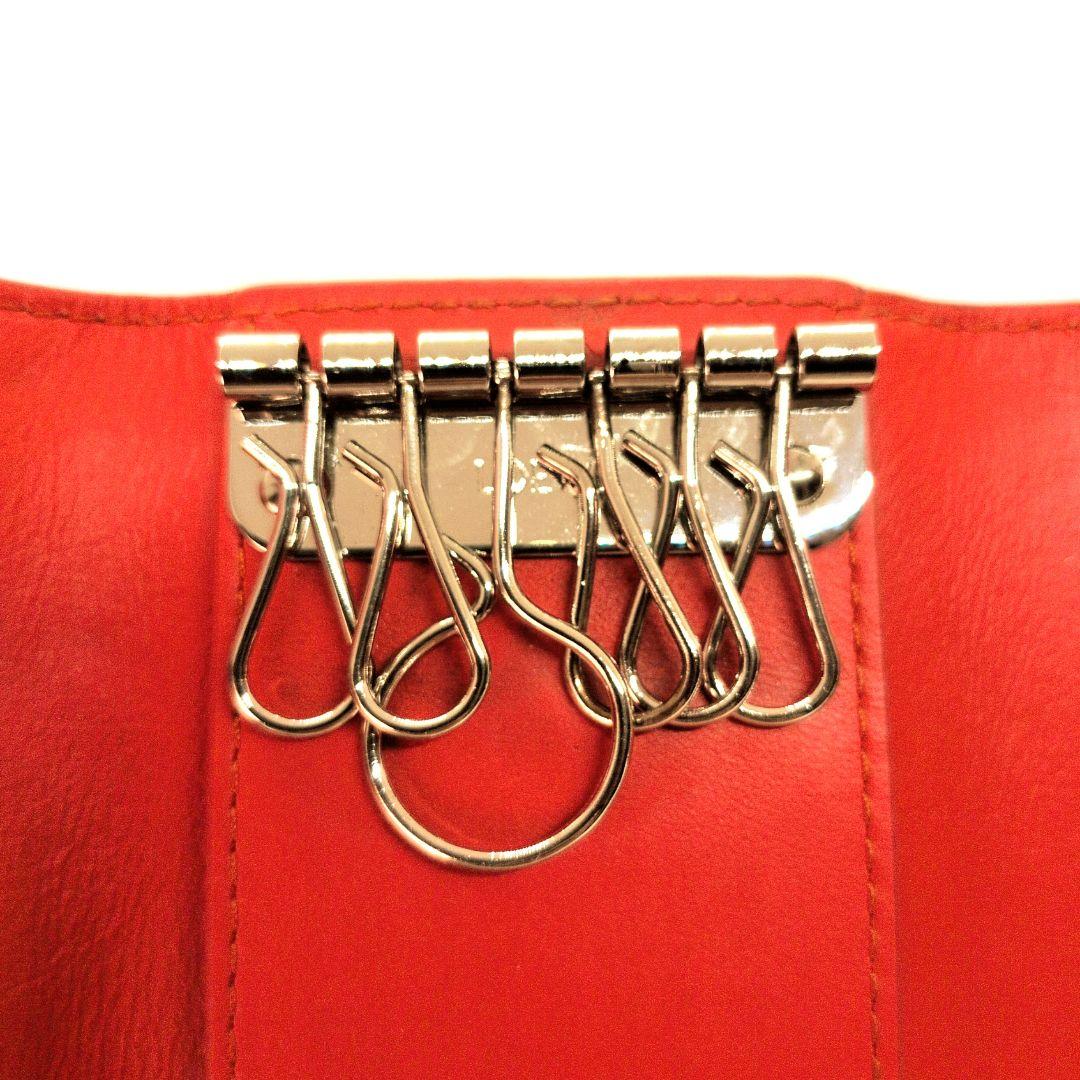 【現行モデル 美品】ロエベ　アナグラム　キーケース　ペブルグレインカーフスキン