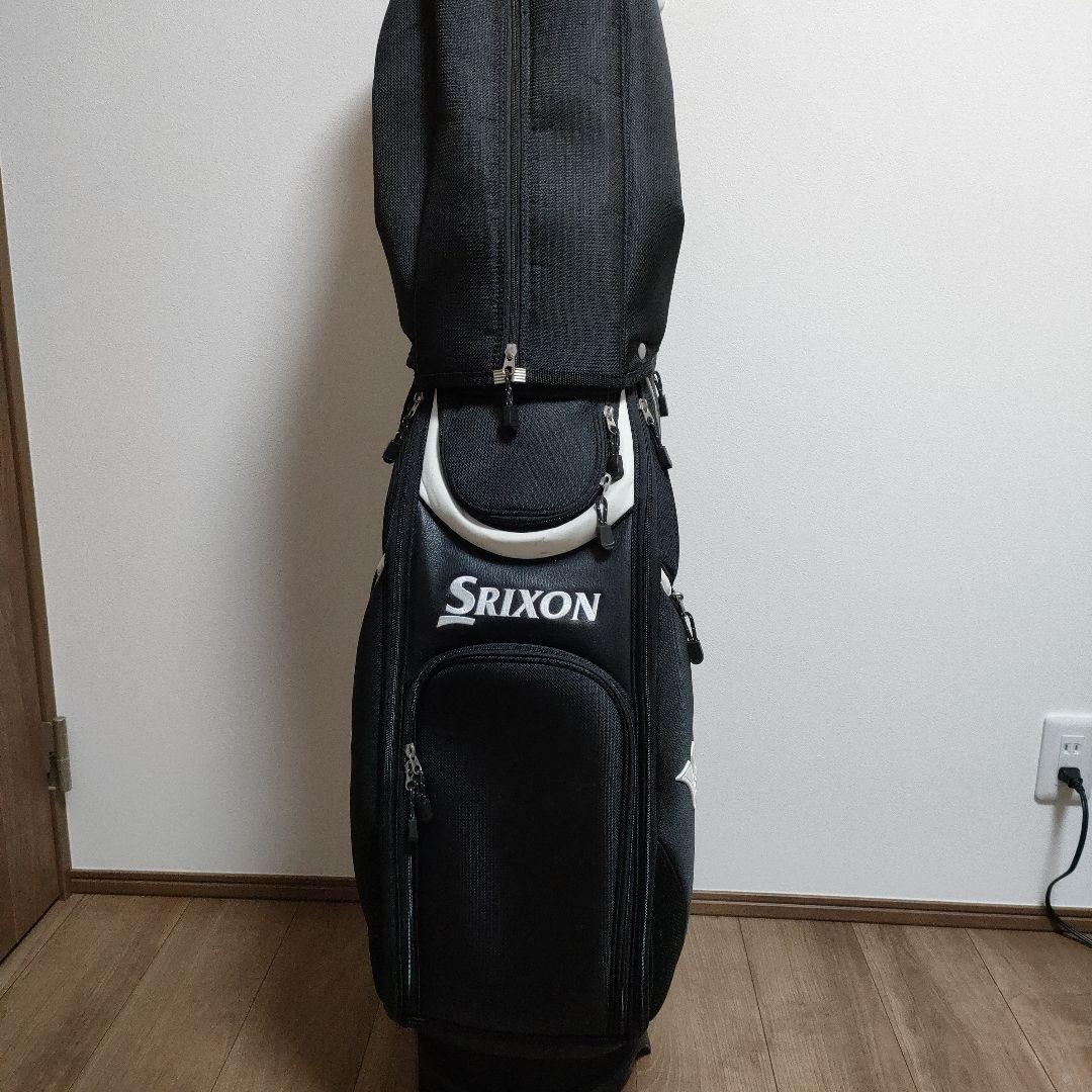 Srixon メンズ キャディバッグ 黒白