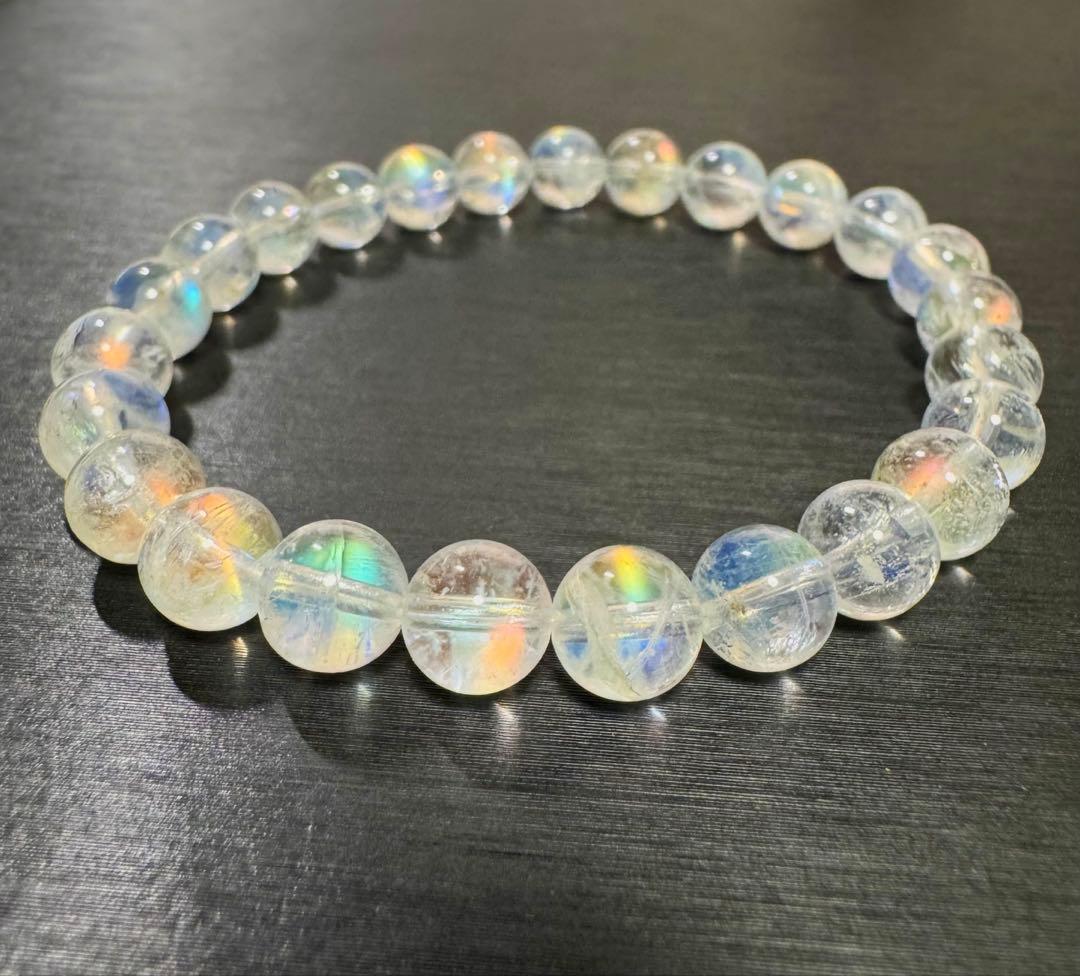 極上品質 マダガスカル産 レインボームーンストーン 天然石