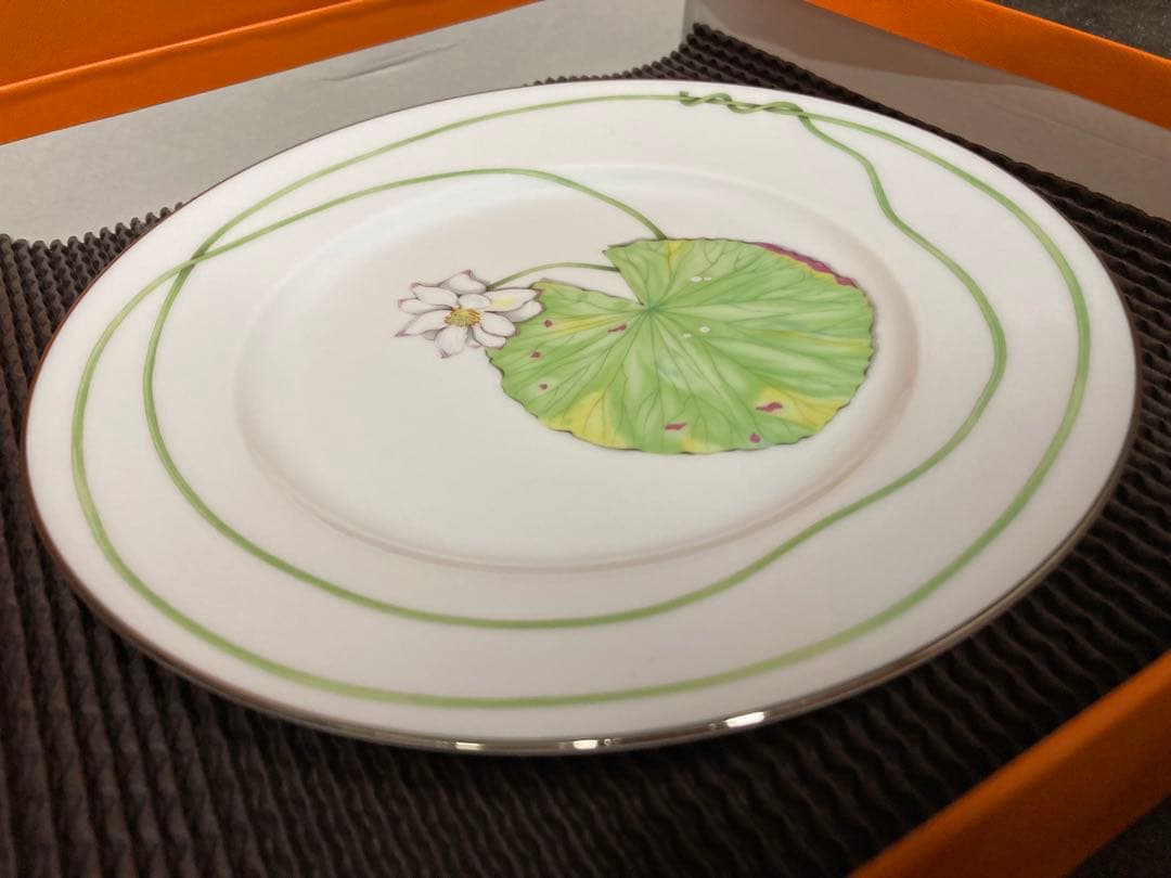 エルメス　ナイルの庭　ディナープレート　22.5cm