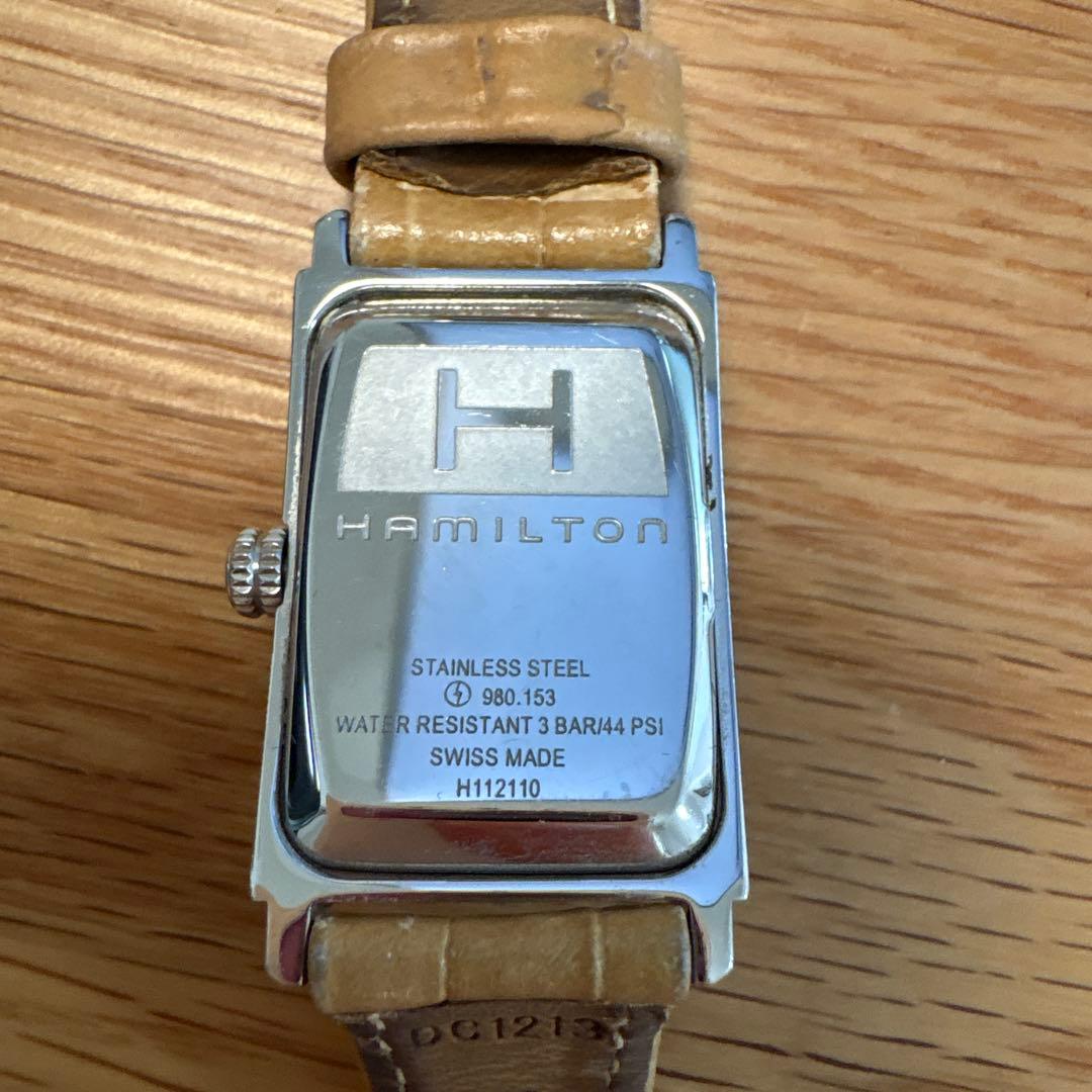 HAMILTON レディースウォッチ レザーベルト