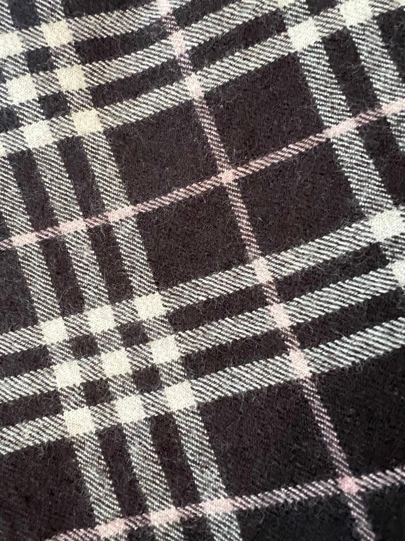 【極美品】バーバリーブルーレーベル ワンピース ノバチェック ブラウン ピンク