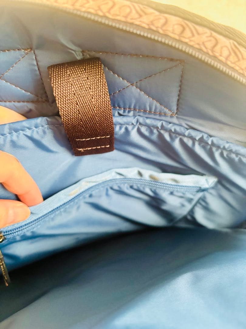 新品　レスポートサック　リュック　モノグラム　茶色