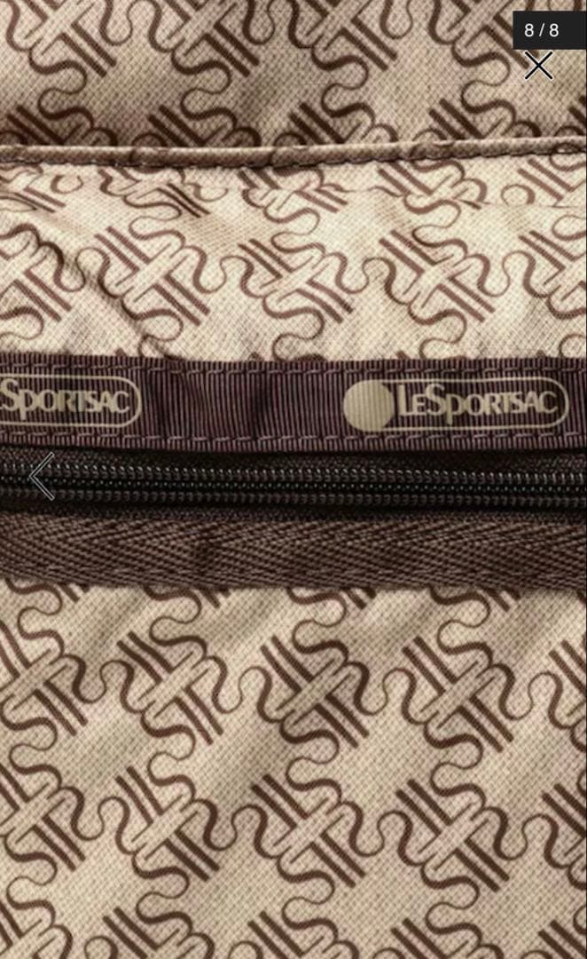 新品　レスポートサック　リュック　モノグラム　茶色