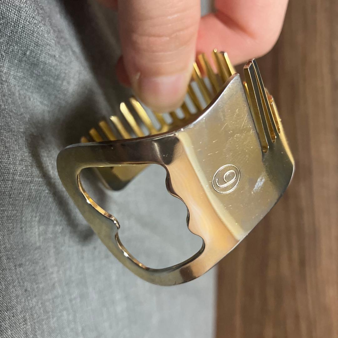 MM6 マルタンマルジェラ コーム バングル ゴールド マルジェラ