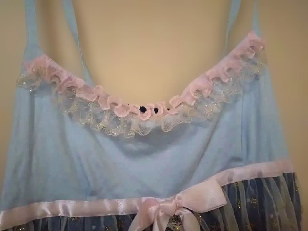 【激レア☆】ナイルパーチの星と月のプリント ノースリーブワンピースです(^^)