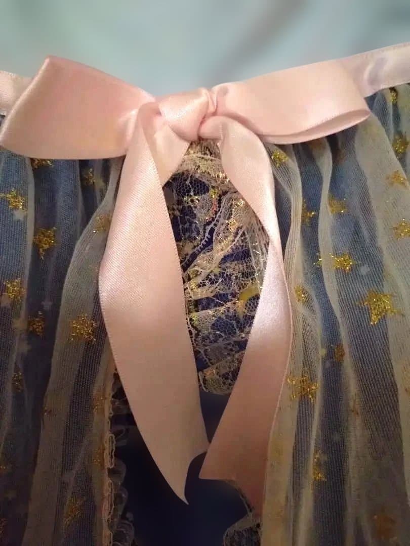 【激レア☆】ナイルパーチの星と月のプリント ノースリーブワンピースです(^^)