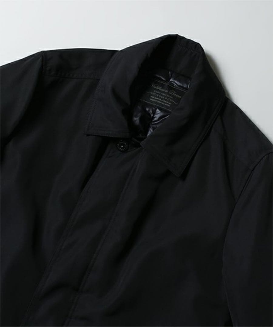 美品 ナノ・ユニバース 西川ダウン ステンカラージャケット