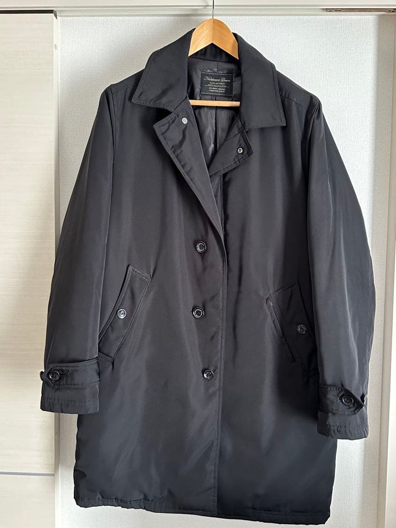 美品 ナノ・ユニバース 西川ダウン ステンカラージャケット