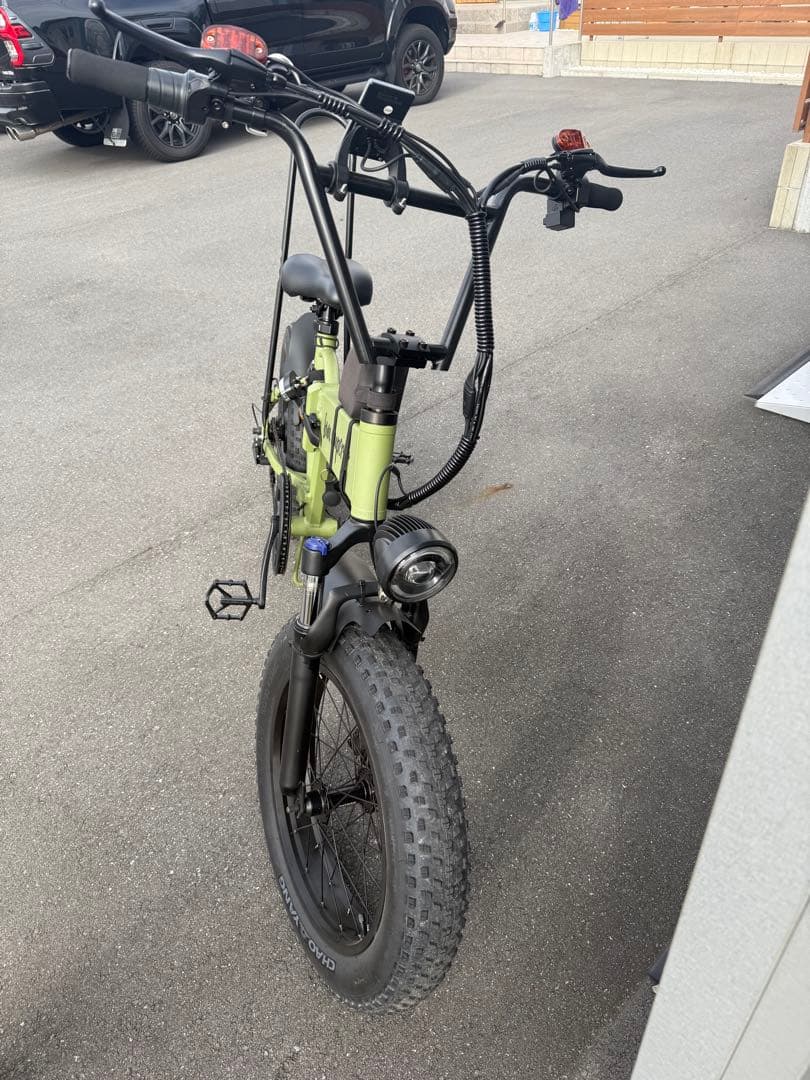 サンエンペラー電動アシスト自転車 オリーブグリーン