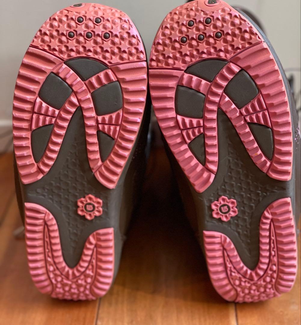 ⭐︎バートン⭐︎女性用スノーボードブーツ ブラウン/ピンク⭐︎24.5