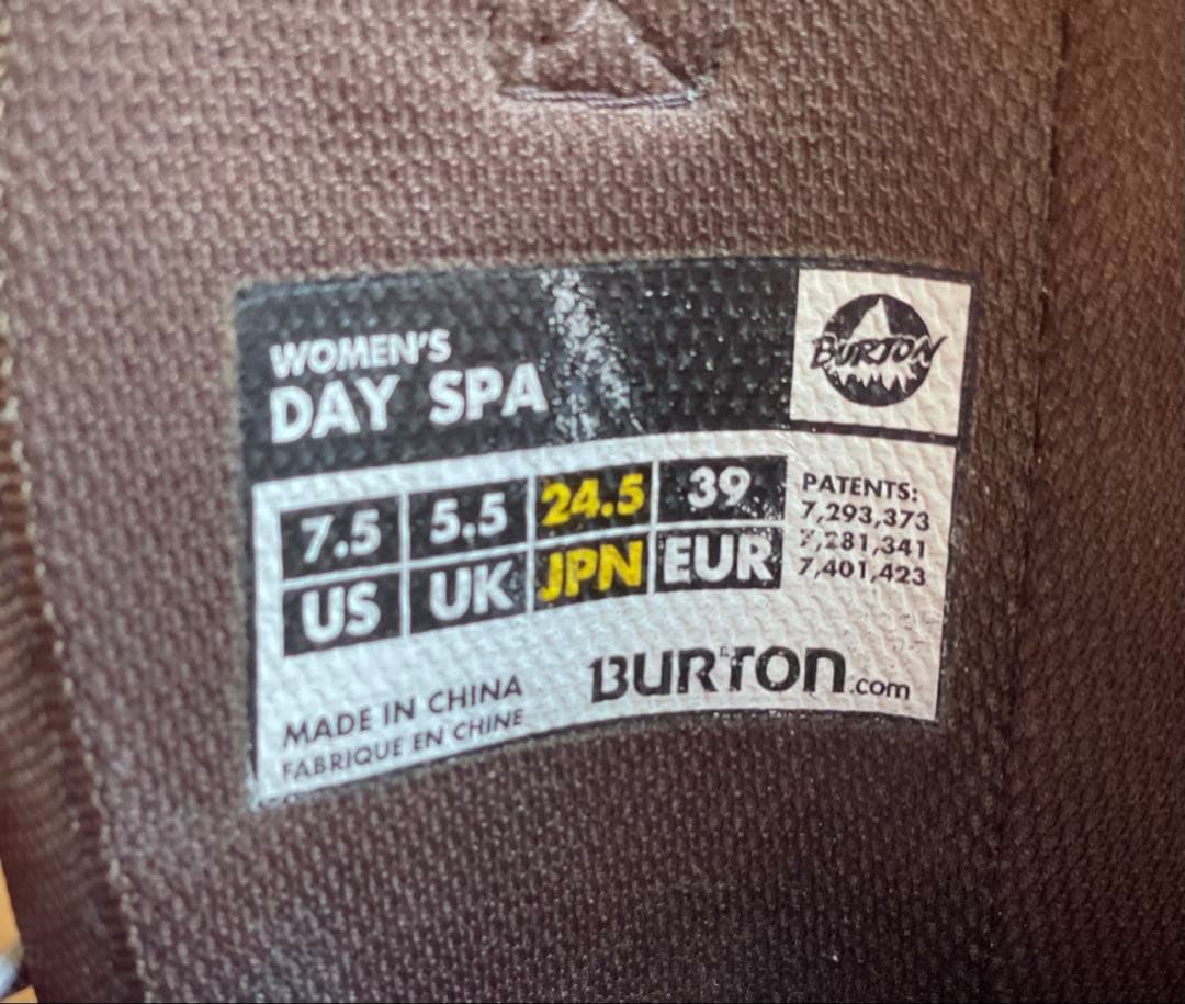 ⭐︎バートン⭐︎女性用スノーボードブーツ ブラウン/ピンク⭐︎24.5