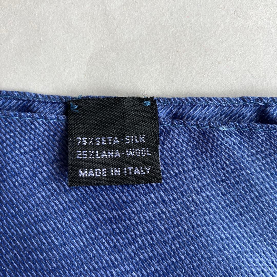 サルバトーレフェラガモ　シルク・ウール　大判ロングストール