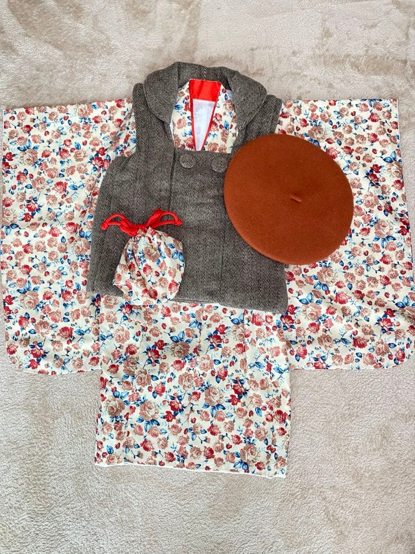 ひよこ商店　被布　七五三　3歳