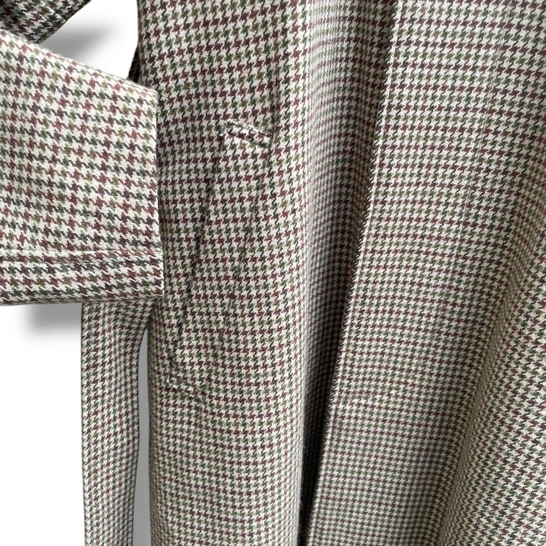 定価15万円以上 美品 マッキントッシュ ガンクラブチェック コート M